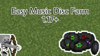 EASY 1.17+ Music disc farm for Minecraft Bedrock (MCPE/Xbox/PS4/Switch/Windows10)