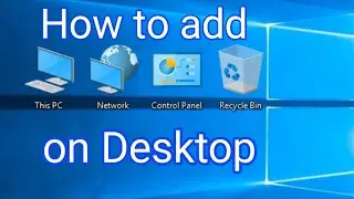 How to add 'This PC' icon on Desktop || Desktop Icons|| @e-techsolution