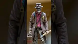 A soldier action figure clings to the side of a spinning washing machine   If the world spins
