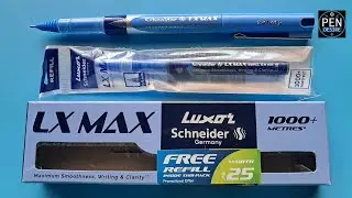 LX MAX Free Refill Offer - 0.5 Roller Pen - Light Blue Roller Pen - Schneider Roller Pen