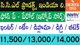 CCL Products India Ltd jobs | Innovsource Phonepay Jobs | APSSDC Jobs | Telugu Job Portal