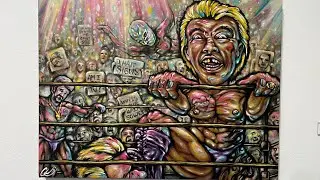 PRO WRESTLING IN ART GALLERY-FULL MATCH: Nic Zander vs. Adrian Rain