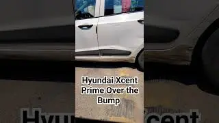 Hyundai Xcent Prime Suspension Test over the bump in Slow-motion #slowmotion #hyundai #xcent