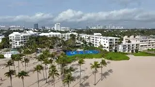 Droning Lago Mar Beach Fort Lauderdale