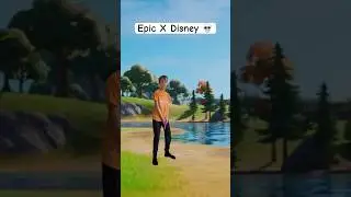 Epic X Disney 💀💀 #facereveal #fortnite #meme #shorts