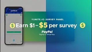Yunite.io Survey Panel: Earn $1&ndash;$5 per Survey (Cash via PayPal or Visa)