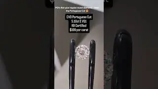 #pov #LuxuryJewelry #rounddiamond #roundportuguese #PortugueseCutDiamond #LabGrownDiamonds #portugue