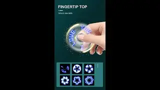 Unzip gyroscopic rotating LED light-emitting display TWS Bluetooth Earphone. text can be customized.