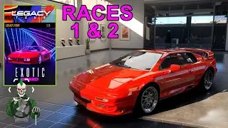 126 Legacy Tour Exotic Lotus Esprit V8 R1&2  Forza Motorsport 2023 Career Campaign playthrough