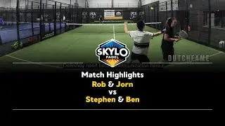 First Time on the Left Side! | Close Match vs Rob & Jorn | Padel Highlights