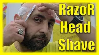 Relaxing Razor Head Shave