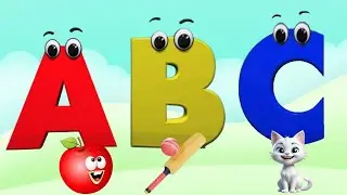 ABC Phonics Song for Kids 🌈 | A to Z Alphabet Learning | 3D Animation | ABC Rainbow Kids