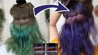 Haare Lila Tönen mit Manic Panik läuft anders als gedacht..