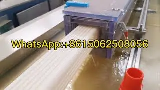 Pvc rain gutter extrusion machine / production line for Nigeria customer