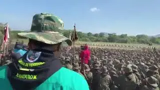 Maduro visits Bolivarian cadets who declare their loyalty to the homeland