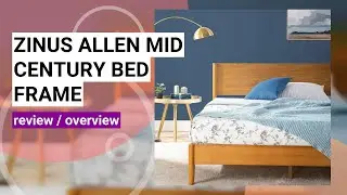 ZINUS Allen Mid Century Wood Platform Bed Frame Review: Stylish & Affordable!