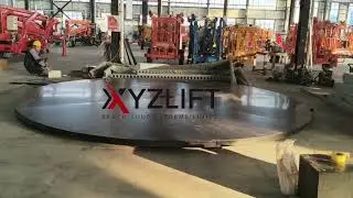 #turntable #cartable 5500mm diameter order to UAE Pre- factory testing