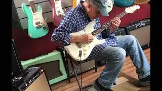 Tuttle Vintage Classic S Heavy Age Olympic White Guitar #908