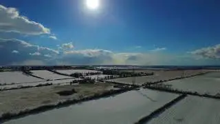 2018 Drone Phantom Footage Of The Snow in Chelmsford (Latchingdon) Essex UK