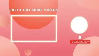 ⚡Best Pink Endscreen 2022 ||  No Text  Outro Template 7 [Noncopyrigh Free Download]