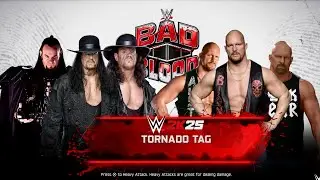 WWE 2K25 - Team Undertaker vs Team Stine Cold | Extreme Rules Tag Match PS5 