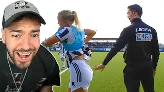Wakez REAGIERT auf Die lustigsten Momente im Frauenfussball😂