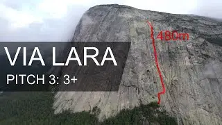 Via Lara, Pitch 3 (3+), H&aelig;gefjell | POV Trad Climbing