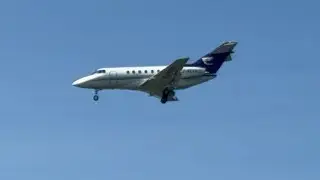GainJet Ireland (REVA Air Ambulance) Hawker 800XP Landing in St. John's (YYT/CYYT)