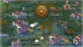Voobly Champions League 3, Qual., R2 - Kvoth vs. PXx_JulianPapa, G1 - Age of Mythology: The Titans