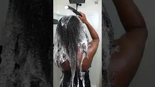 *so satisfying* ASMR 4c Natural Hair Wash Day #asmr #hairgrowth #haircare  #asmrsounds #asmrsound