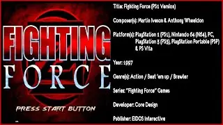 Fighting Force (PS1) [Soundtrack in QUAD HD & 320 KBPS]