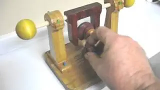Cam and Fork Wooden Model