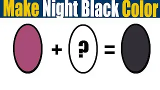 How To Make Color Night Black Acrylic Paint