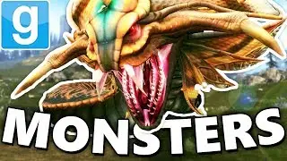 NEW EPIC MONSTER BOSSES!!! | Gmod Monster Hunter (Vindictus Mods)