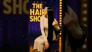 Unusual haircut at The Hair Show. Ultra long Undercut #haircut