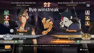 Bye 27 win streak ! Kawaki vs Sasuke NARUTO STORM CONNECTIONS online Ranked gameplay No Commentary