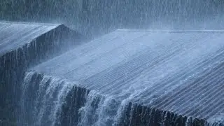 Cozy Tin Roof Rainstorm in America 🌧️ Heavy Rain with Light Thunder | 30 Minutes