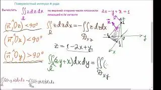 Поверхностный интеграл II рода
