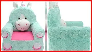 Animal Adventure | Sweet Seats | Teal Unicorn | Soft Plush Children's Chair