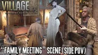 RESIDENT EVIL Village Mother Miranda & 4 Lords Scene in Third Person View (Side POV)
