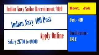 Indian Navy Recruitment 2019 / Job Box