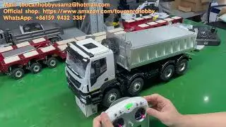 TOUCAN RC HOBBY 1/14 LESU Hydraulic RC Dumper Trucks for RTR 8X8 Remote Control Dump Car THZH1488