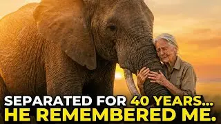 Reuniting with the Elephant I Raised 40 Years Ago 🐘😭 #Elephant #Reunion