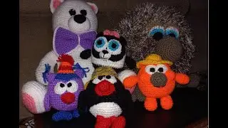 Вязаные игрушки. Knitted toys.