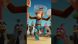 monkey and elephant dancing video all