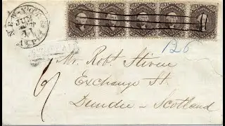 Postal history featuring the 24 cent stamp of the United States 1861 Issue - Part One