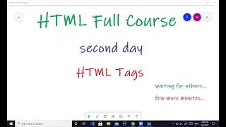 HTML tags in Sinhala - part 1 | web development course (lesson 02) | Recordings of live zoom session