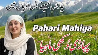 Pahari Mahiya Dukhi Mahiya Pahari gojri song |gojri pahari song video 