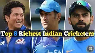 Top 8 Richest Indian Cricketers // Richest Cricketer In India