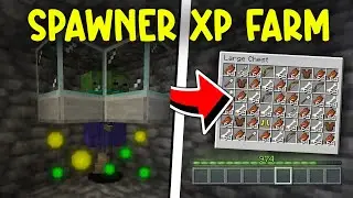 Easiest Zombie/Skeleton Spawner XP Farm in Minecraft Tutorial 1.21+ | Java & Bedrock Edition